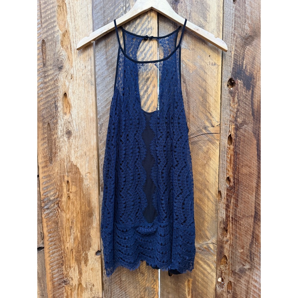 Anthropologie Lace Tunic Tank Womens M Indie Fairycore Boho Festival Romantic